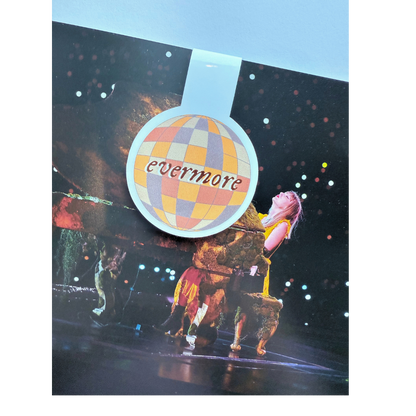 Evermore disco T.S. Inspired magnetic bookmark 