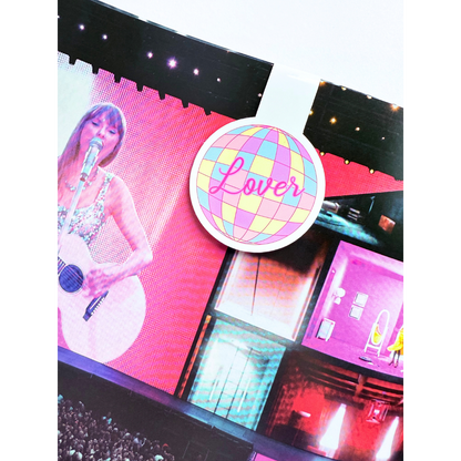 Lover disco Tay inspired magnetic bookmark