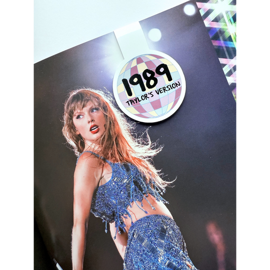 1989 disco T.S.  inspired magnetic bookmark