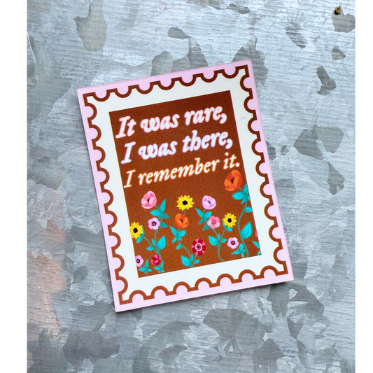 Surprise Song Piano Stamp style waterproof Sticker Taylor 