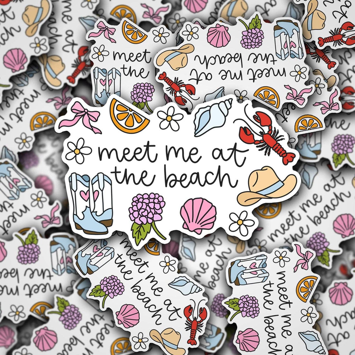 Vinyl Decal Meet Me At The Beach